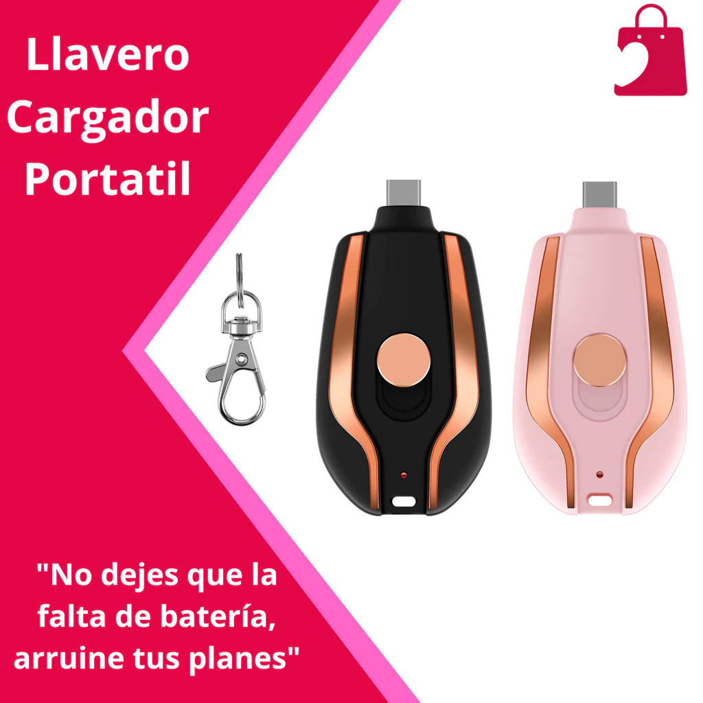 Easy Keychain®️ Cargador y Llavero Portatil