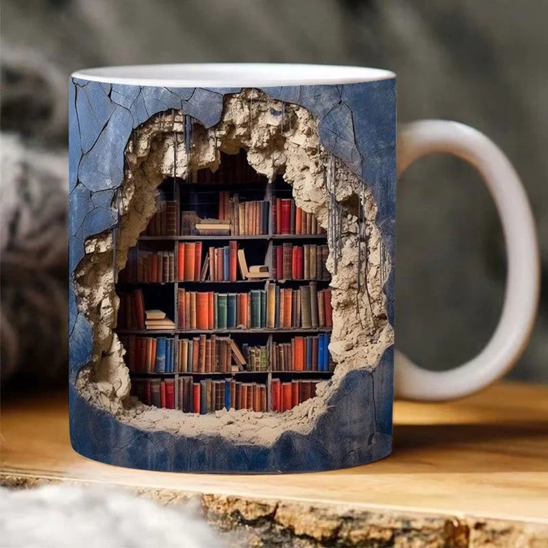 SET X 3 Taza de Libreria 3D