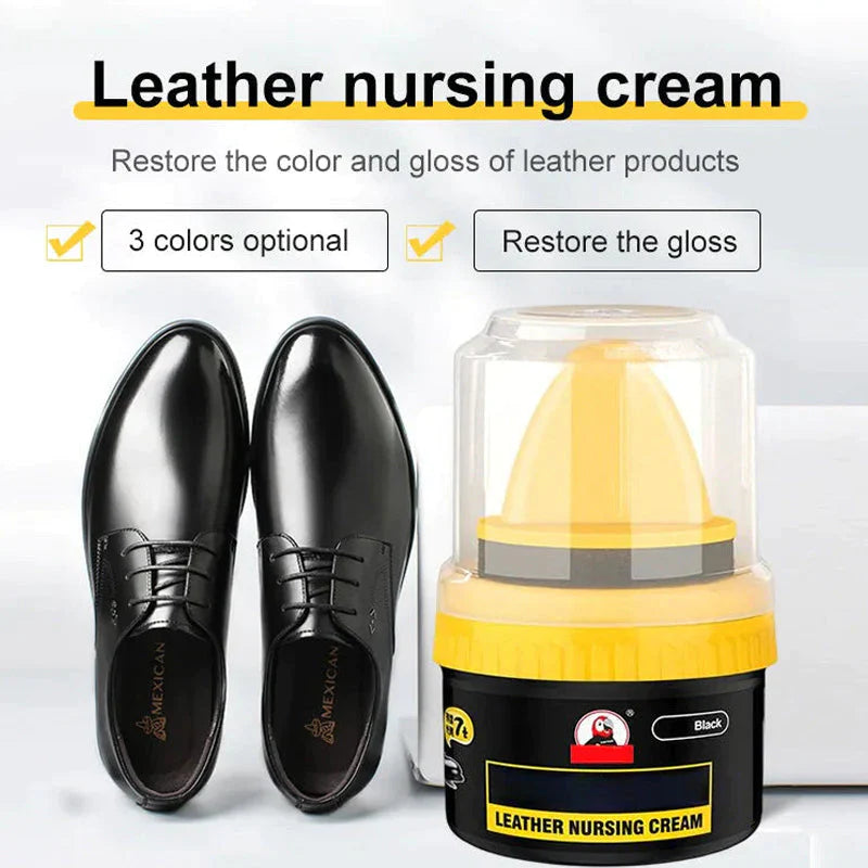 Leather | Crema reparadora de cuero para zapatos líquido