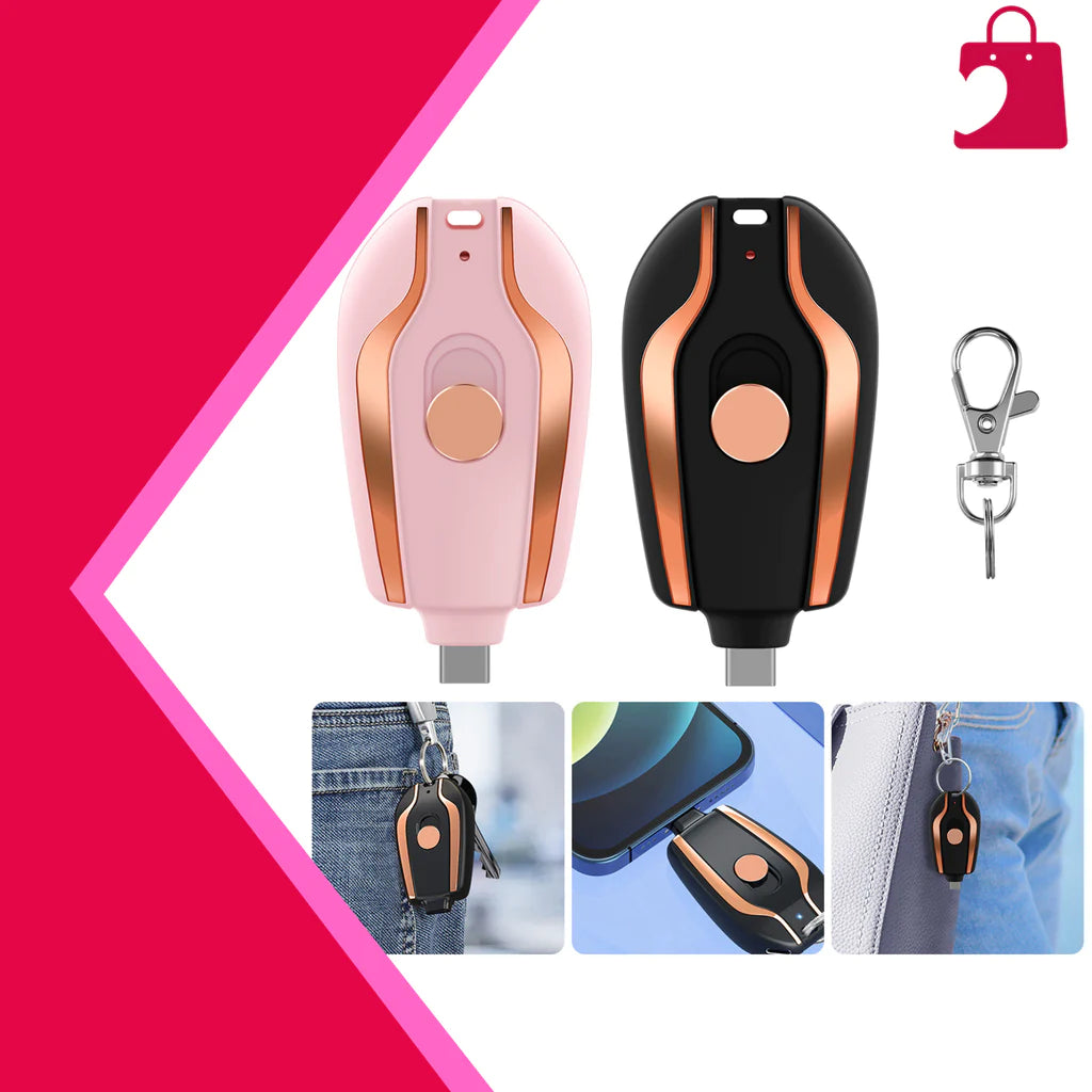 Easy Keychain®️ Cargador y Llavero Portatil