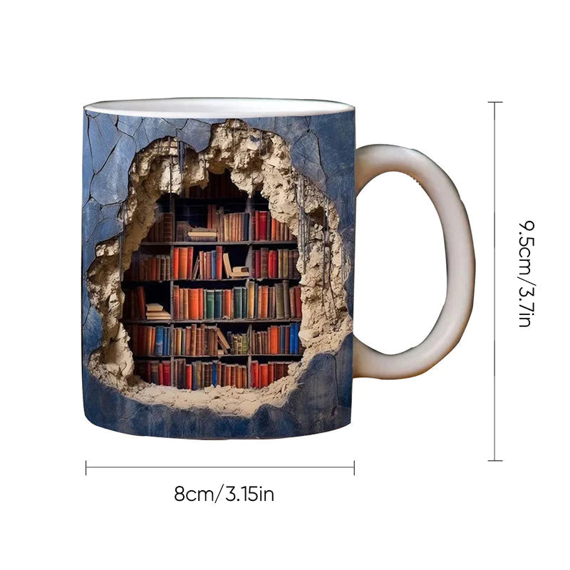 SET X 3 Taza de Libreria 3D