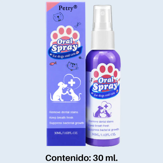 Spray de limpieza dental para animales