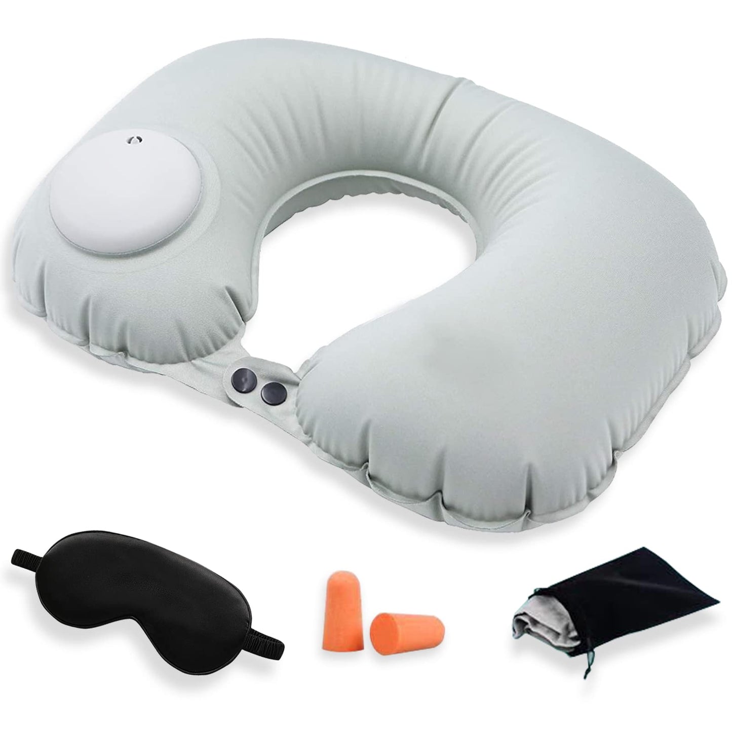 Almohada Inflable para Viajes Super Cómoda 😴