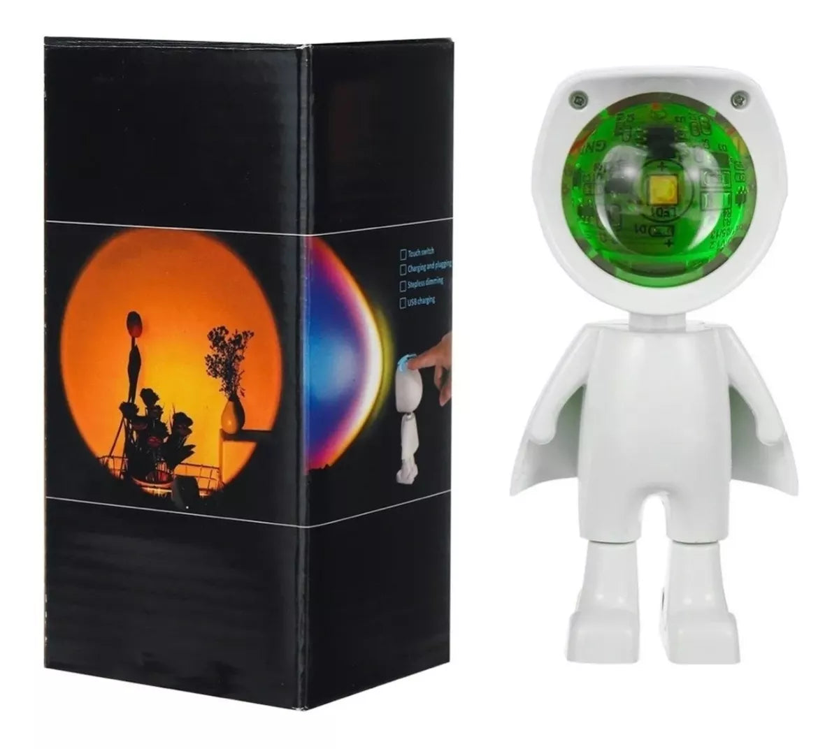 Astronauta con Sensor Luz LED