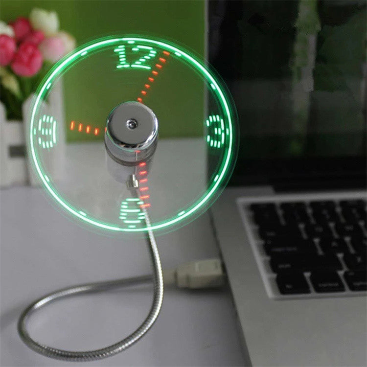 CoolClock Pro® Ventilador con Holograma reloj