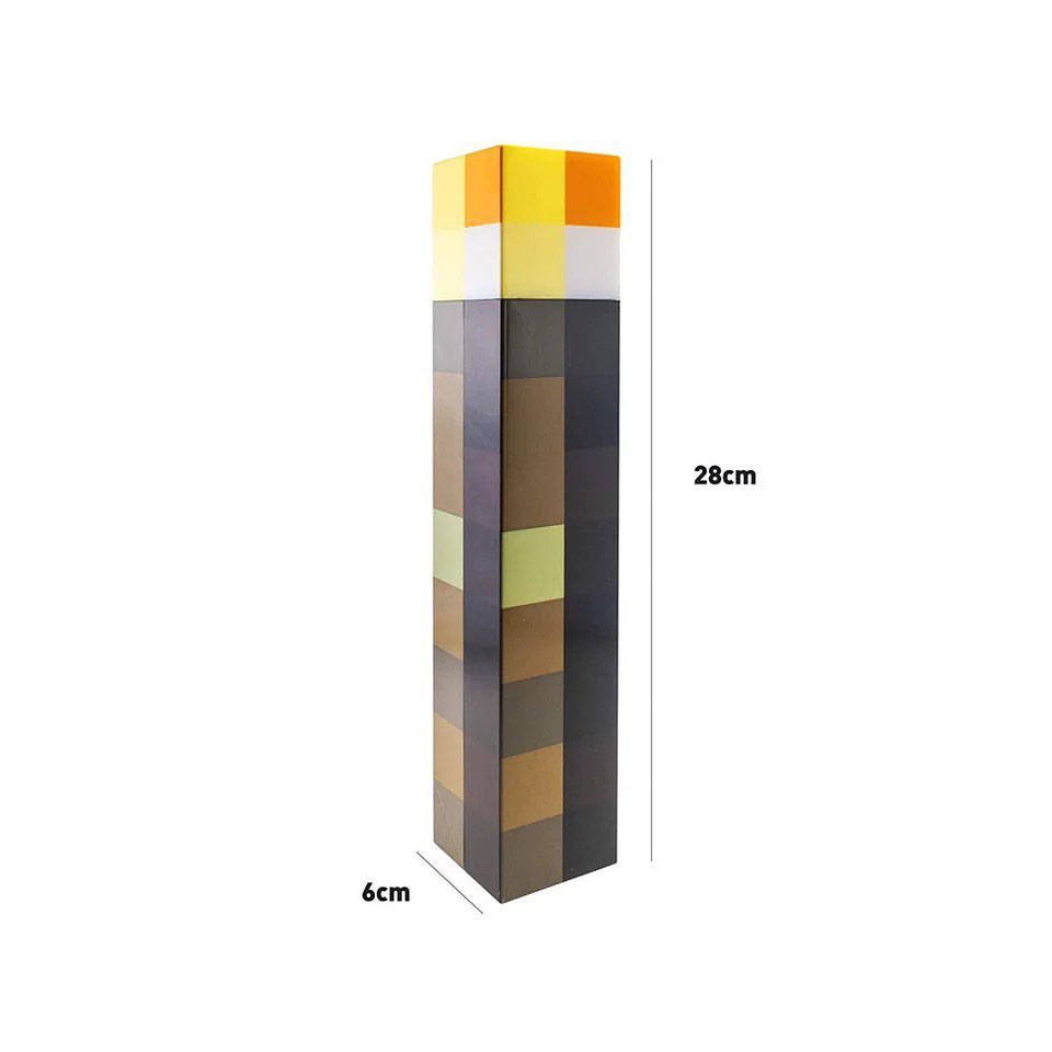 Antorcha de Minecraft MULTICOLOR