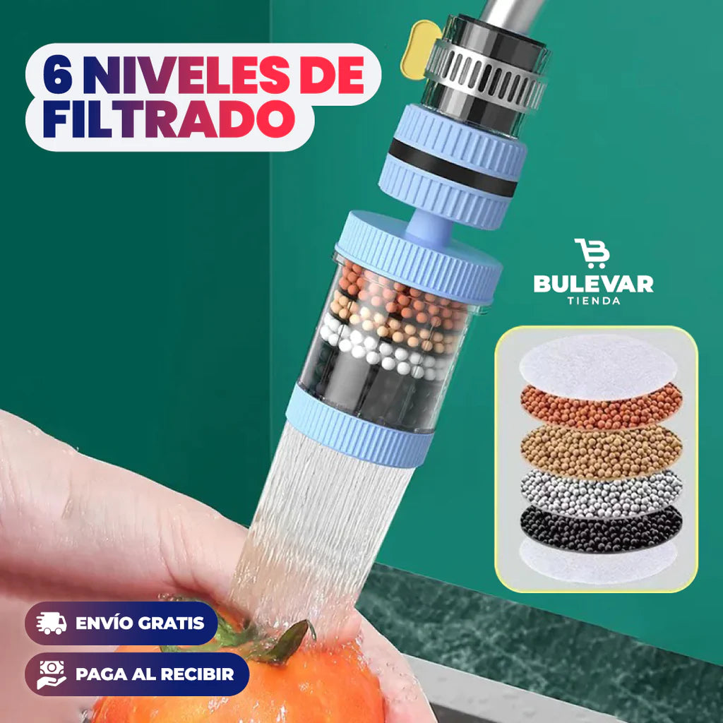 FILTRO PURIFICADOR DE AGUA DE 6 NIVELES