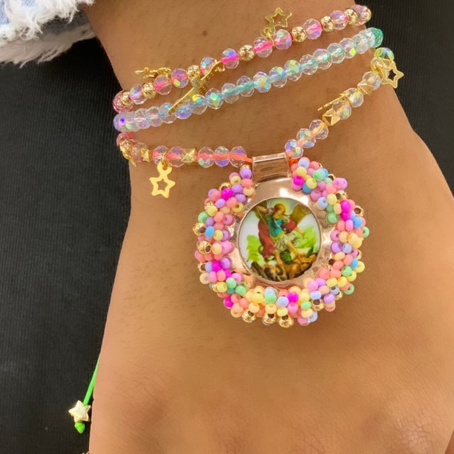 Pulsera Escapulario Bordado👑