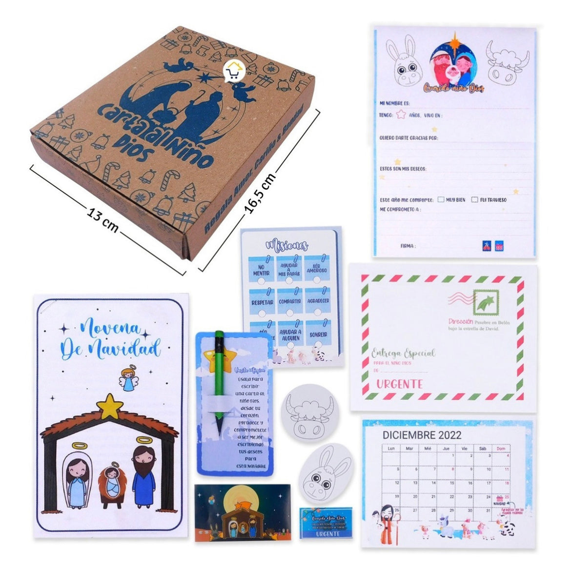 Kit Carta Al Niño Dios 🙏🎄